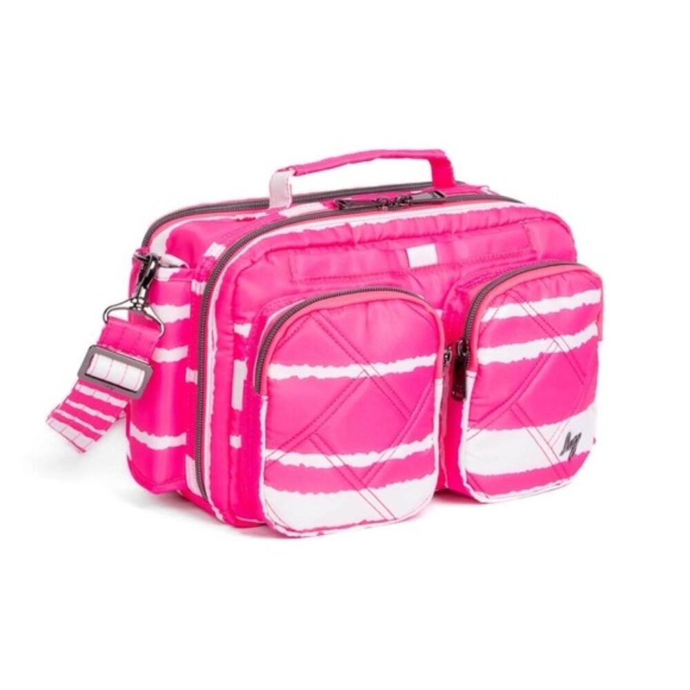 Lug Rider Crossbody Bag Magenta Stripe NWT